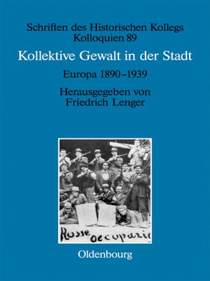 cover image of Kollektive Gewalt in der Stadt